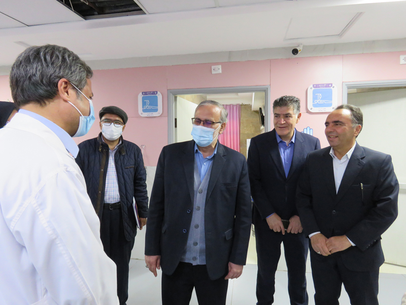 بازدید مدیر امور درمان سازمان تأمین اجتماعی استان از پروژه های عمرانی خیریه یاس کرمان