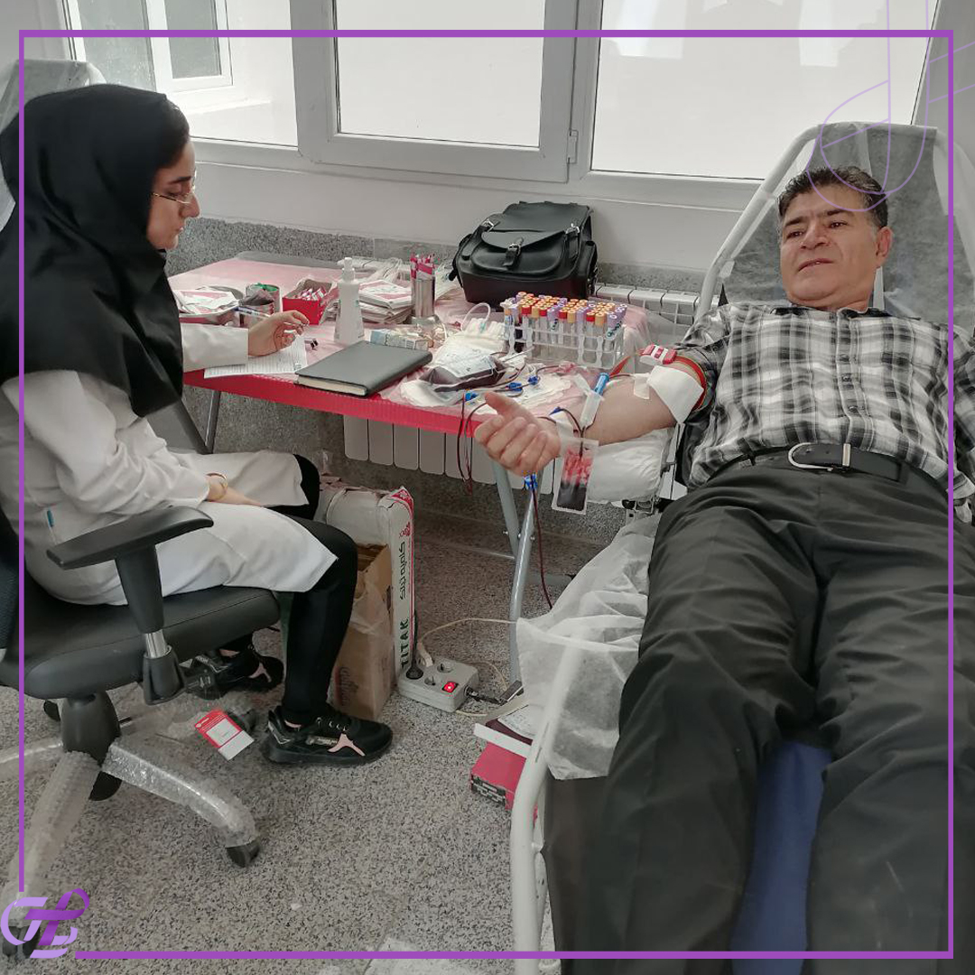 اهدای خون اعضای انجمن یاس