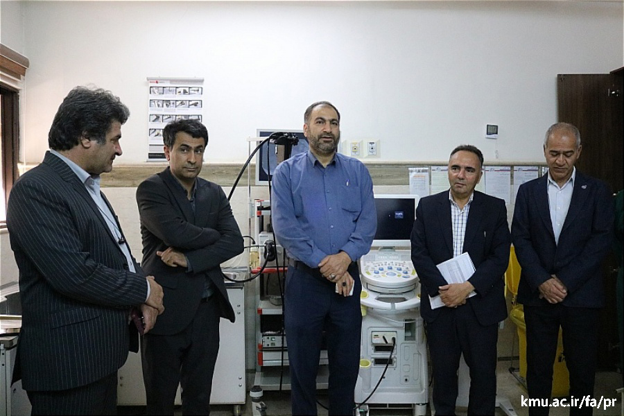 اهدای دو اسکوپ اندوسونوگرافی به بیمارستان افضلی پور کرمان