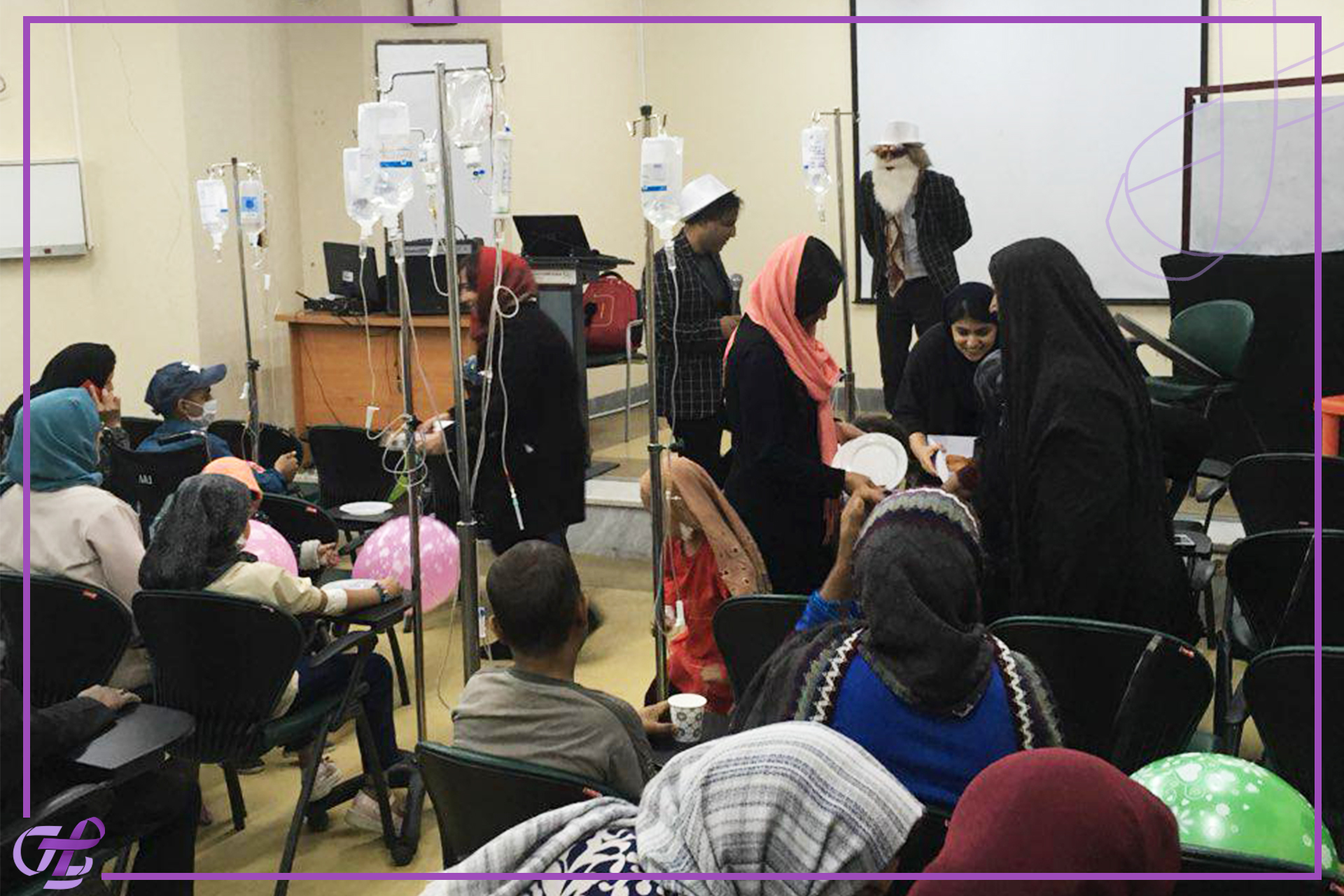 جشن یلدا در بخش آنكولوژى کودکان_حضور کودکان و خانواده آنان