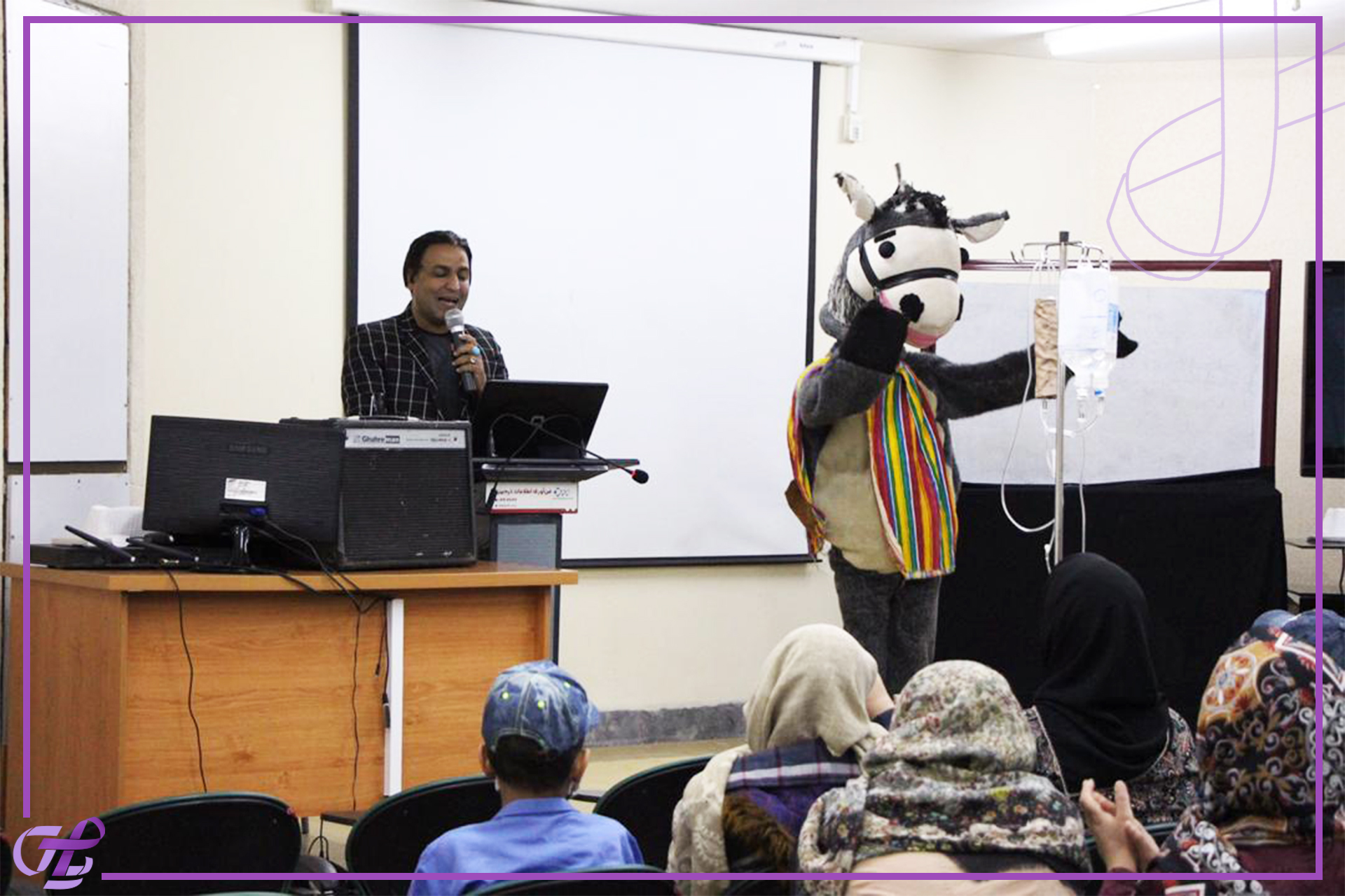 جشن یلدا در بخش آنكولوژى کودکان_نمایش عروسکی