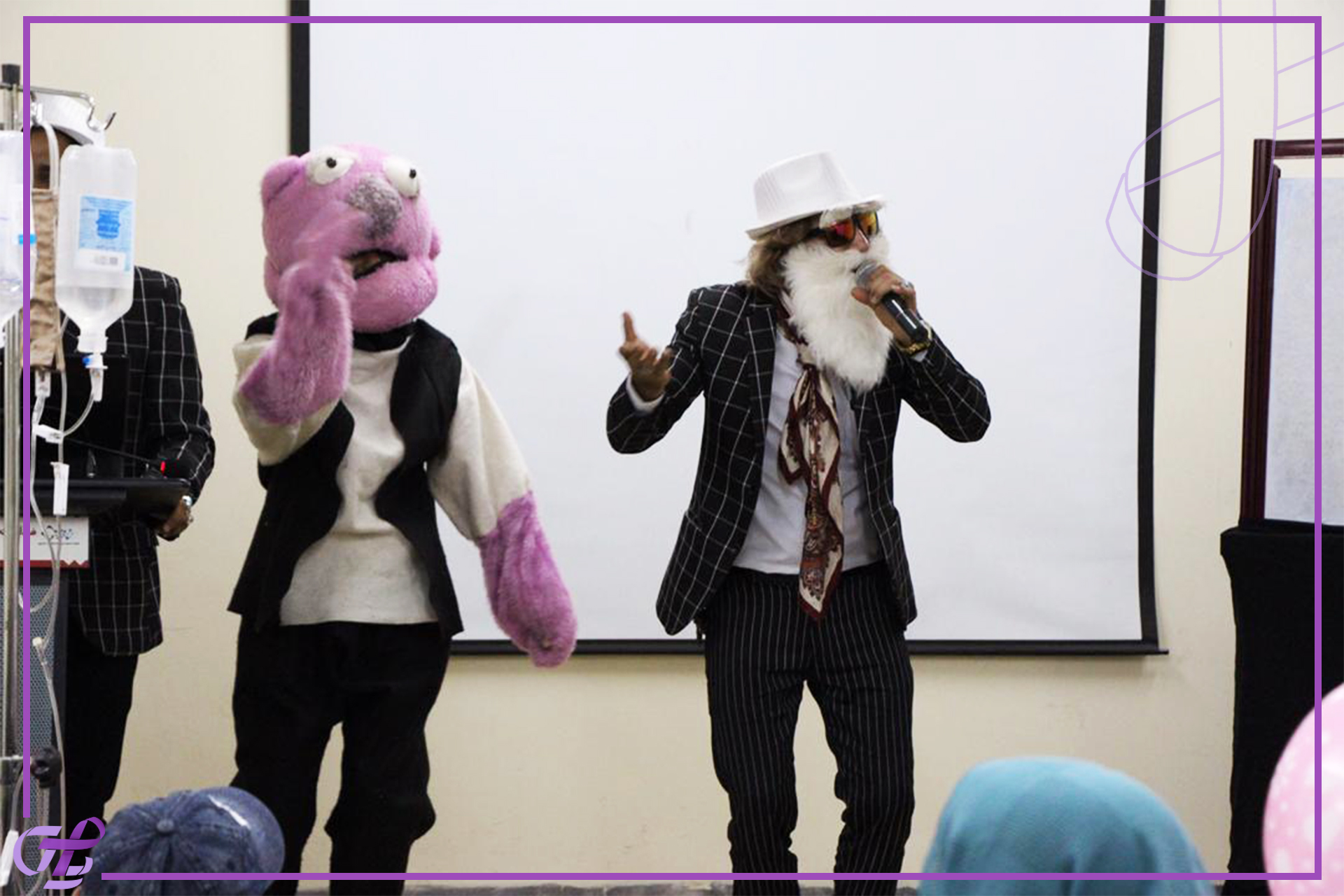 جشن یلدا در بخش آنكولوژى کودکان__نمایش عروسکی