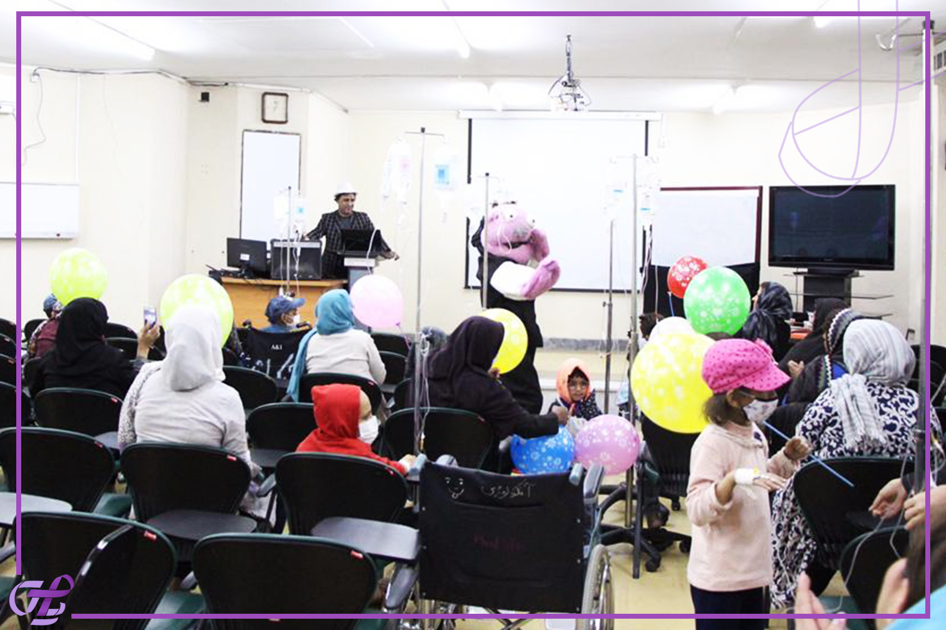 جشن یلدا در بخش آنكولوژى کودکان_حضور کودکان و خانواده آنان