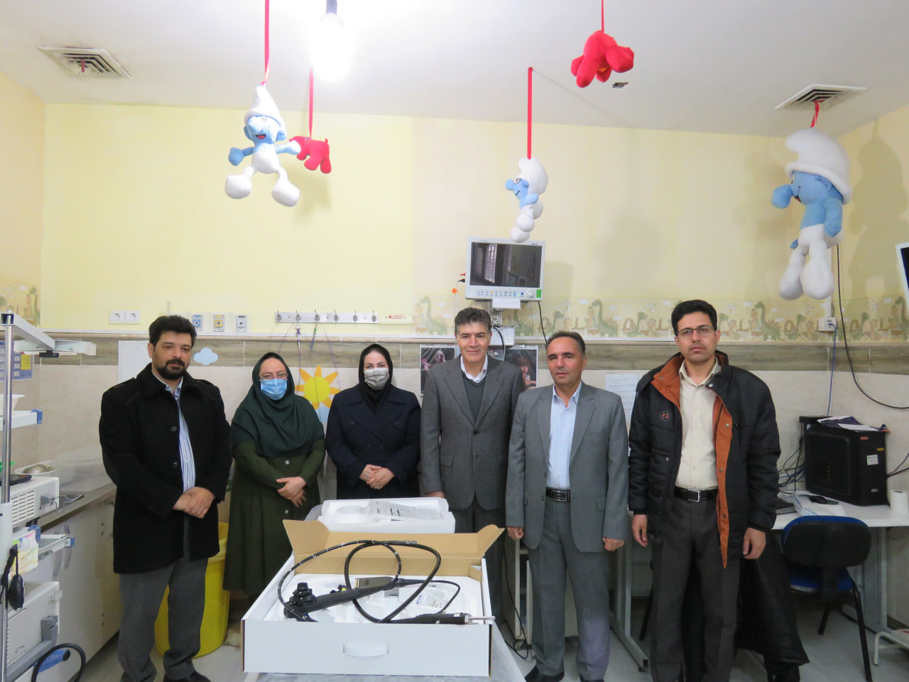 اهدایک دستگاه گاستروسکوپ به بخش اطفال بیمارستان افضلی پور کرمان